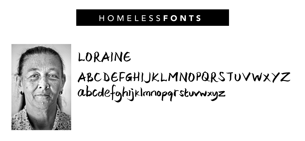 Homeless fonts - police - Loraine