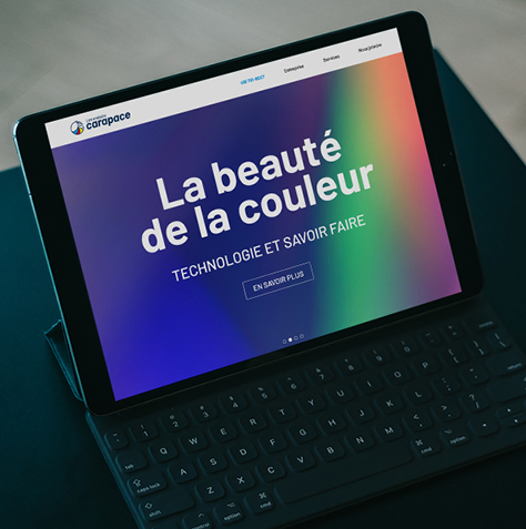 Nouvelle mise en page du site web