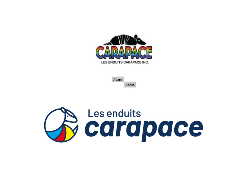 Nouveau logo de Les Enduits Carapace Nouveau logo des Enduits Carapace